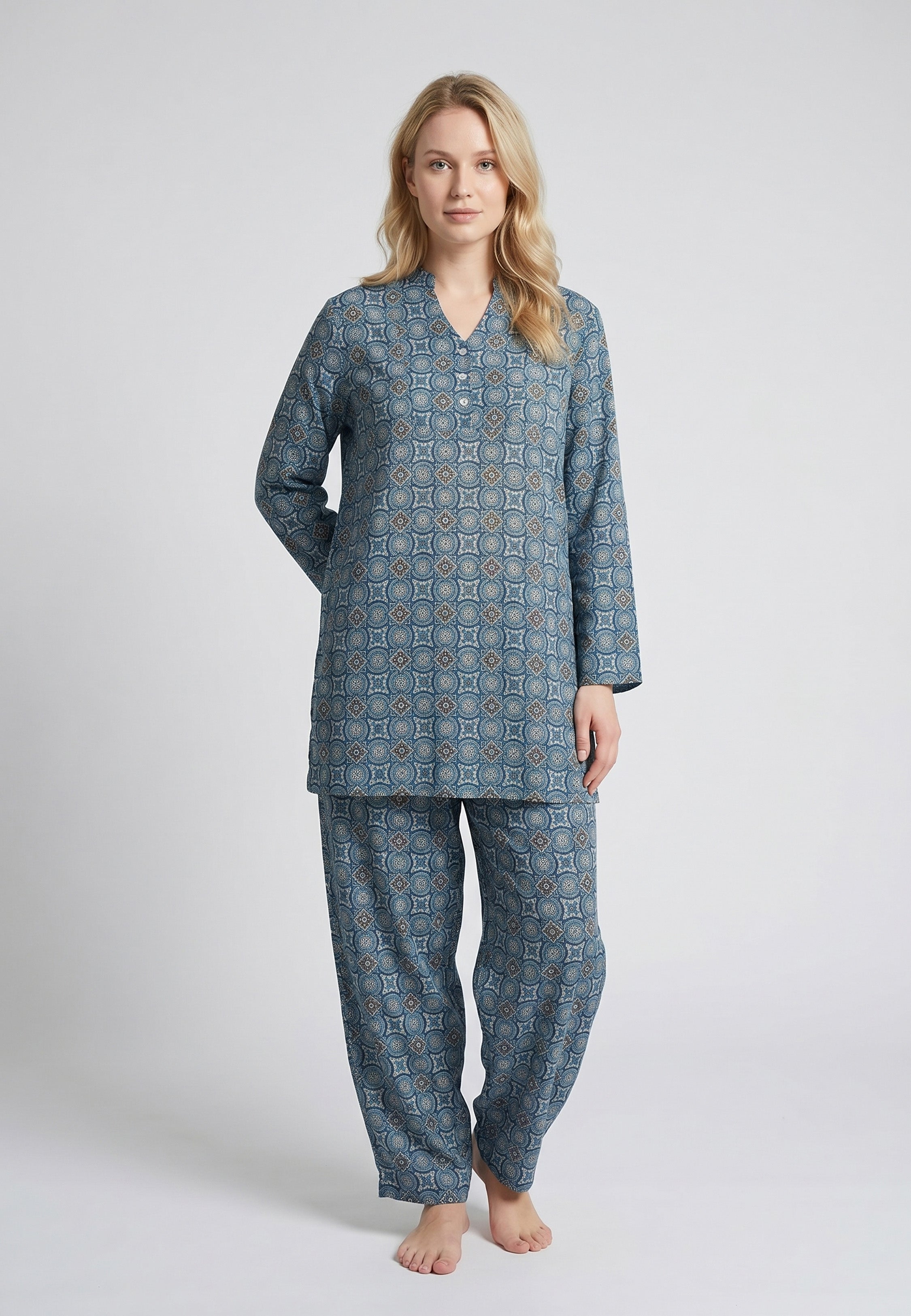 Pyjama Tunic & Pantalon Médaillon Oriental