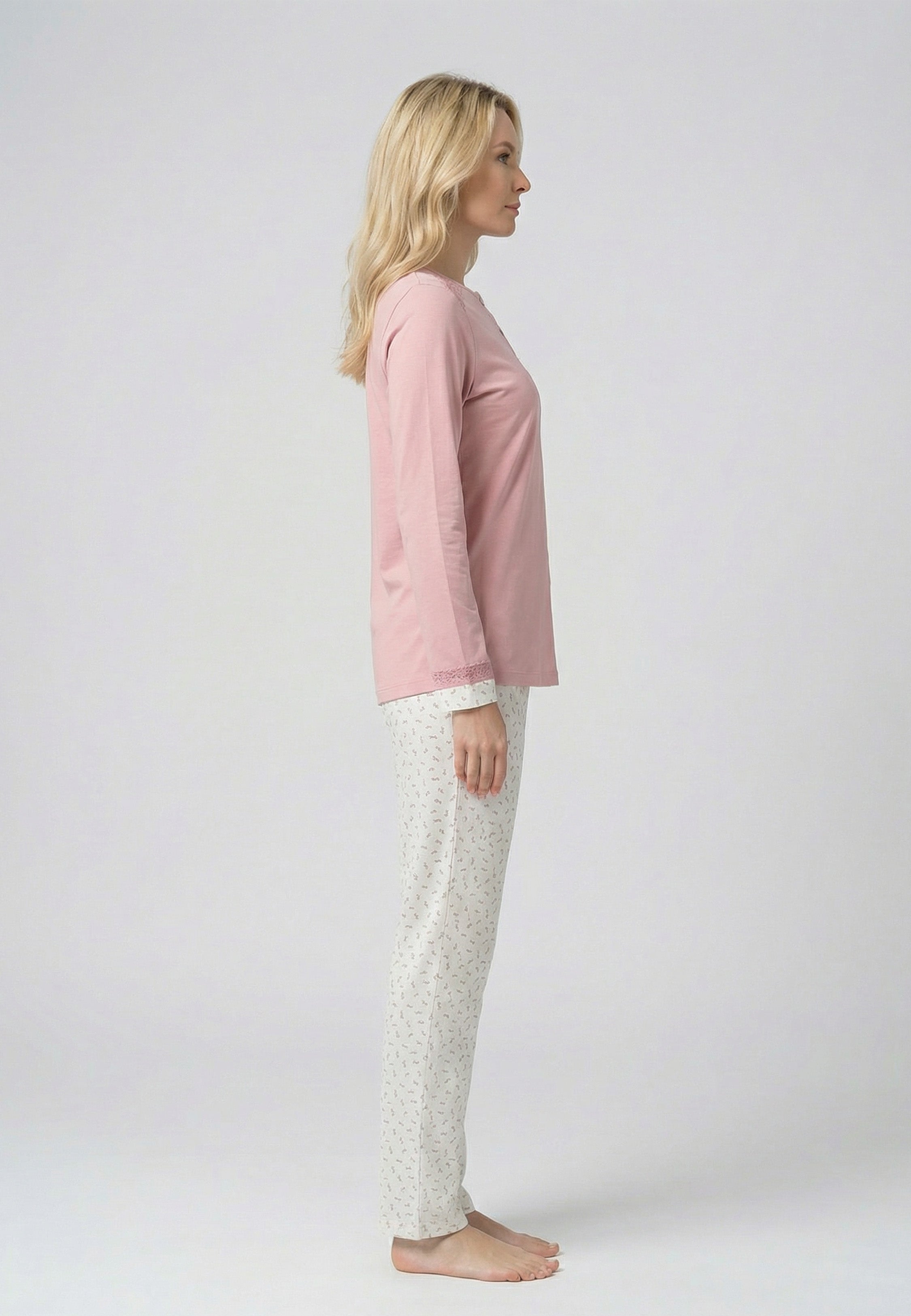 Pyjama Femme en Coton Doux