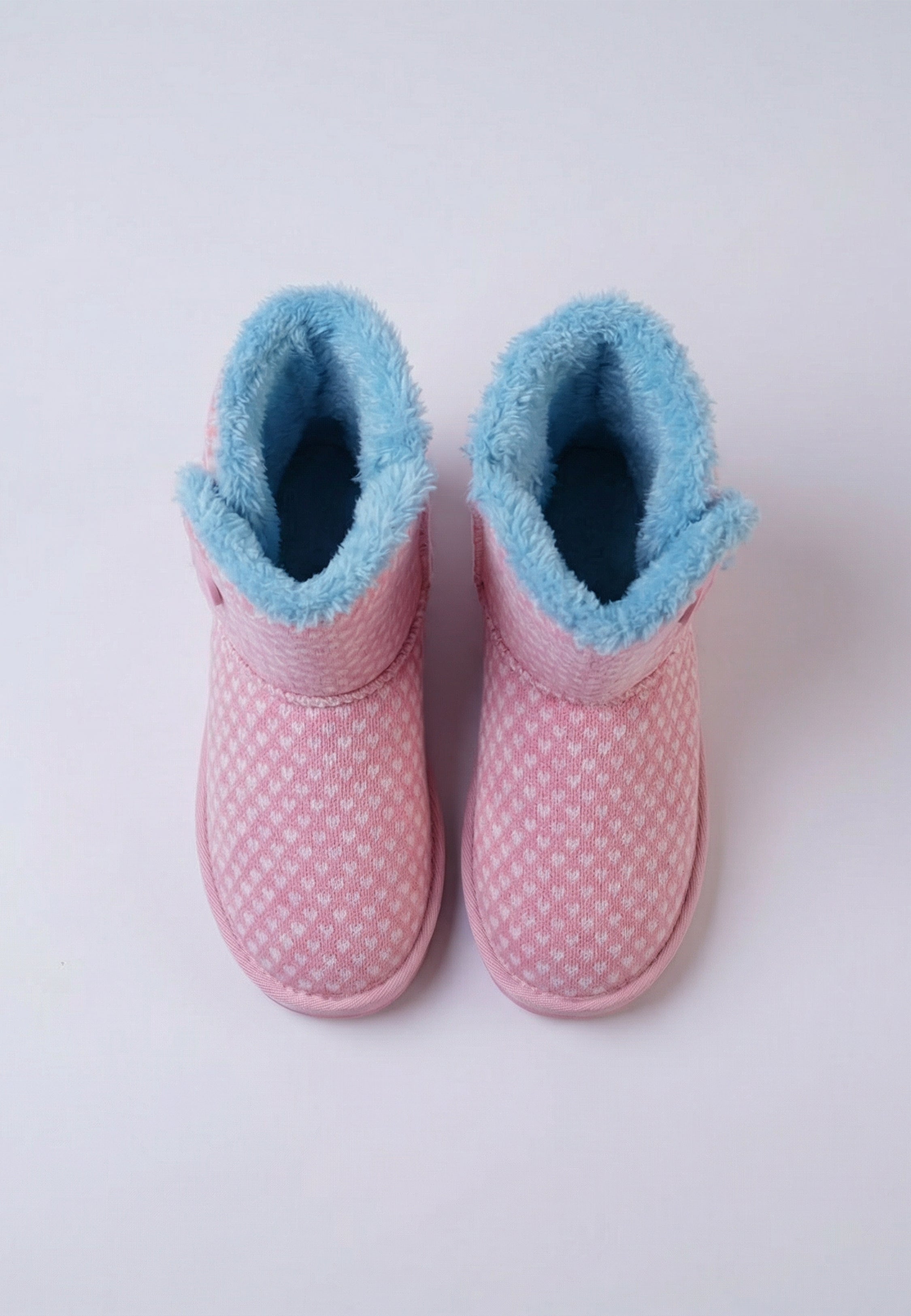 Chaussons Bottines d’Intérieur à Bouton