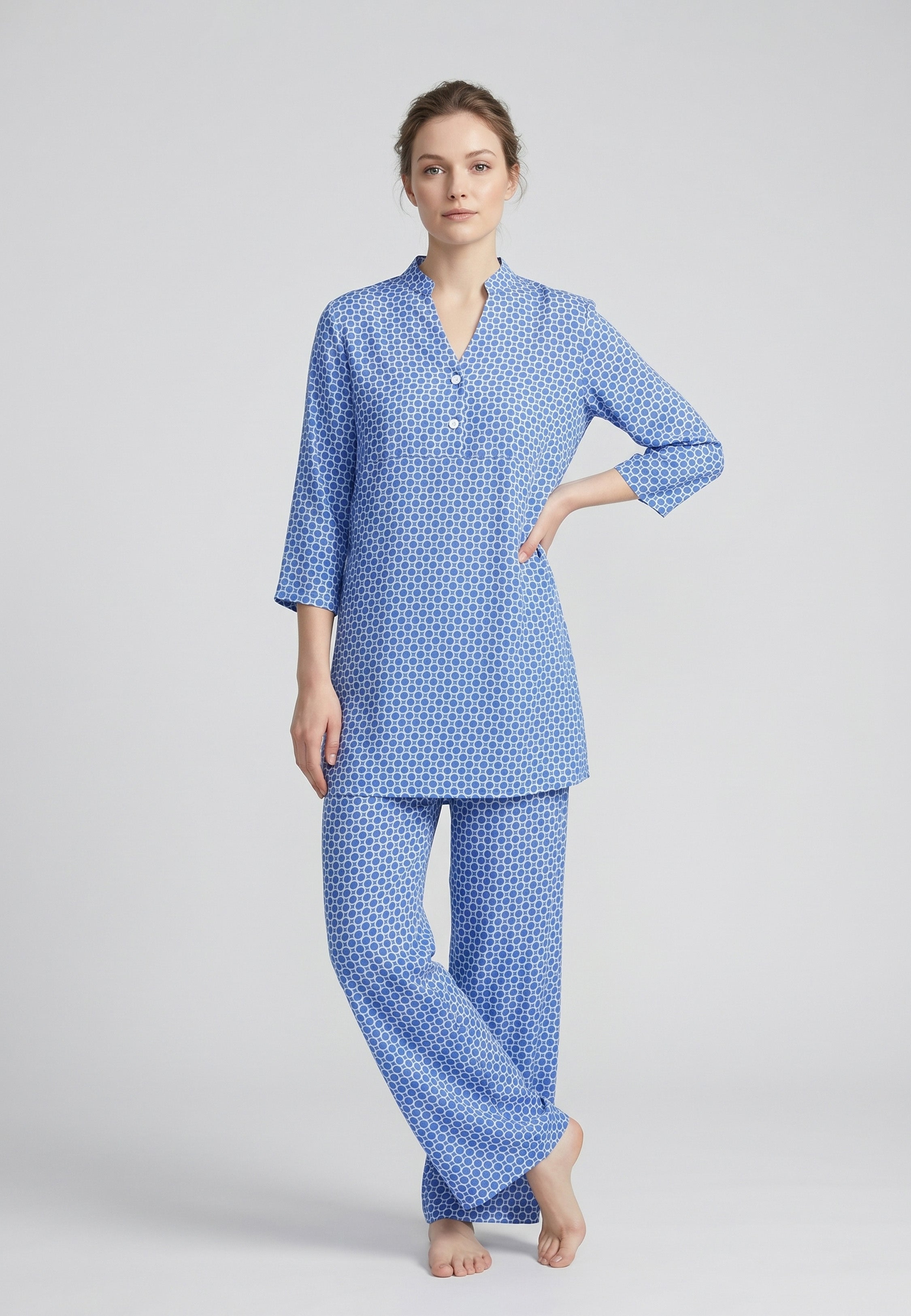 Pyjama Tunic & Pantalon Médaillon Oriental