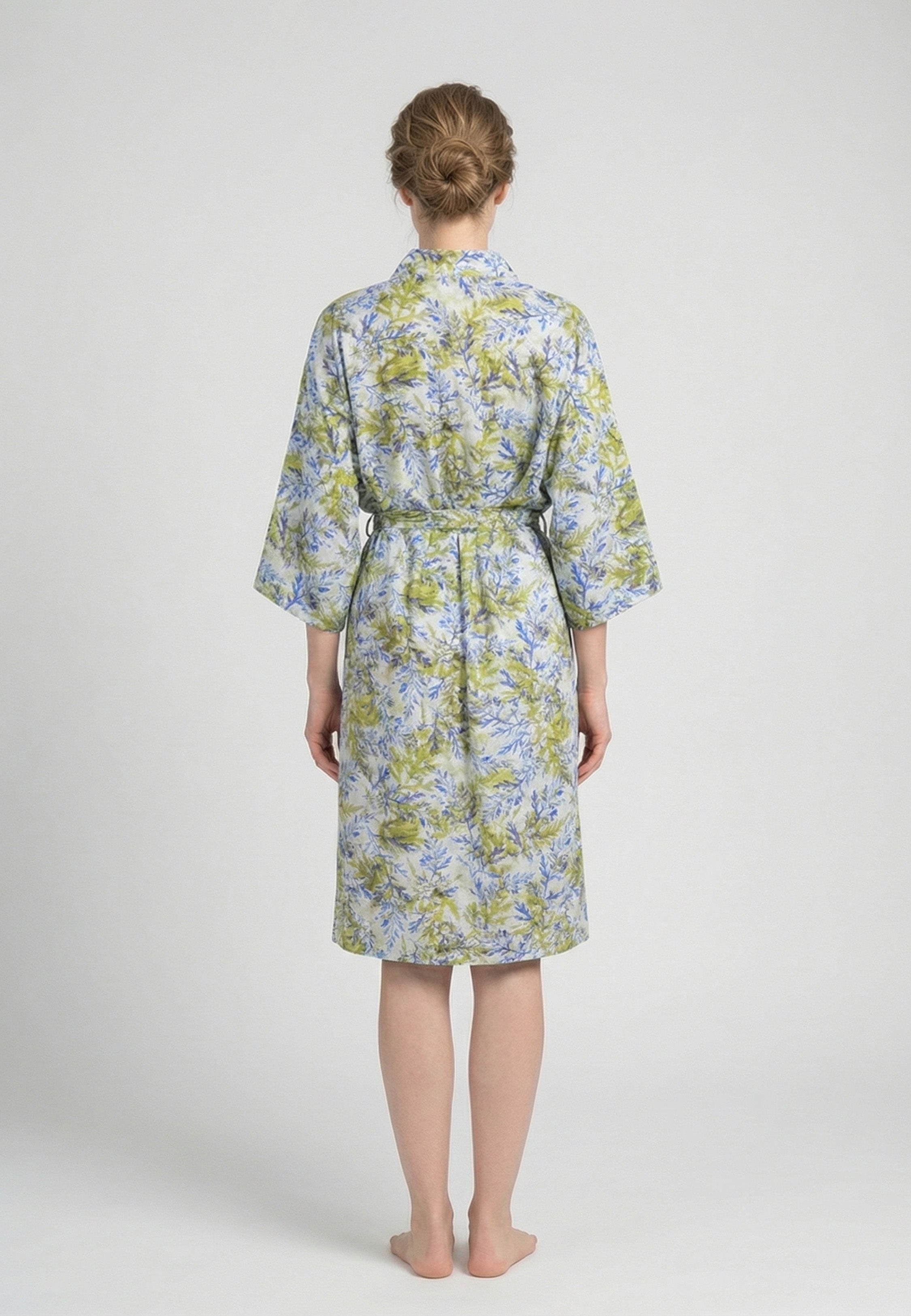 Kimono Femme Imprimé Feuillage