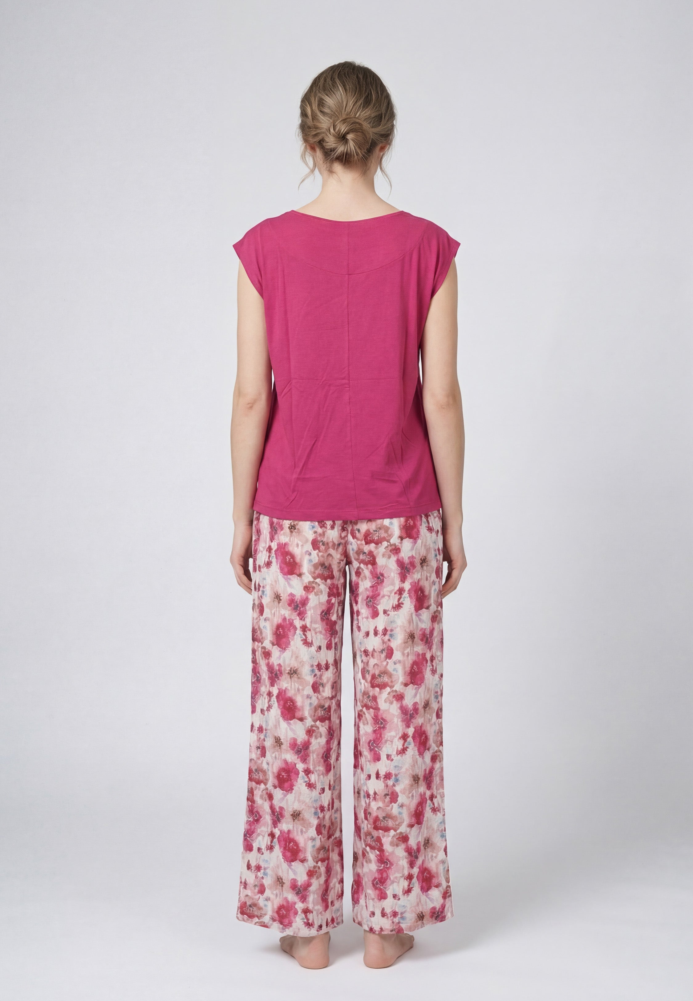 Ensemble Pyjama Femme Imprimé Floral Moderne