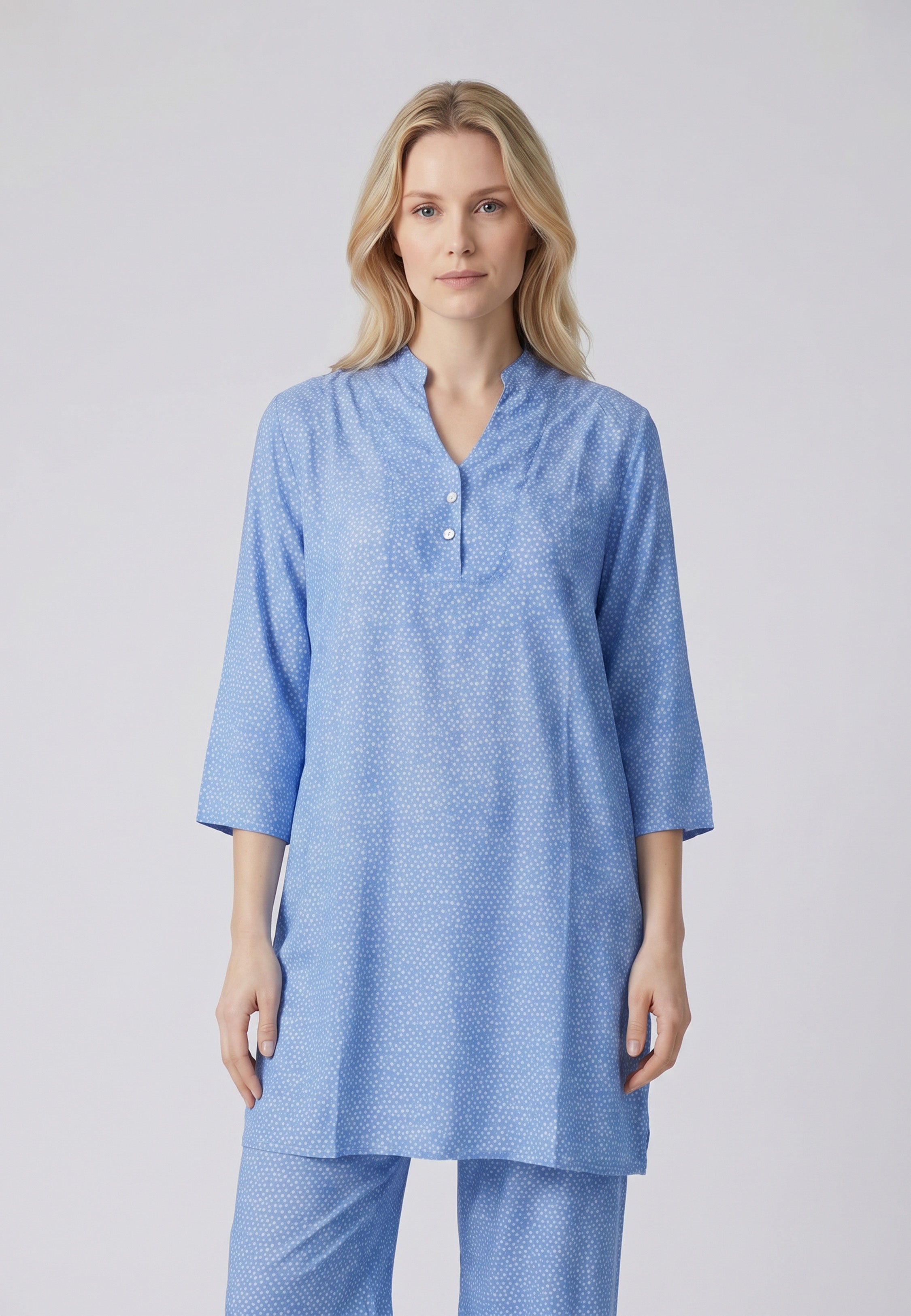 Pyjama Tunic & Pantalon Pois Doux