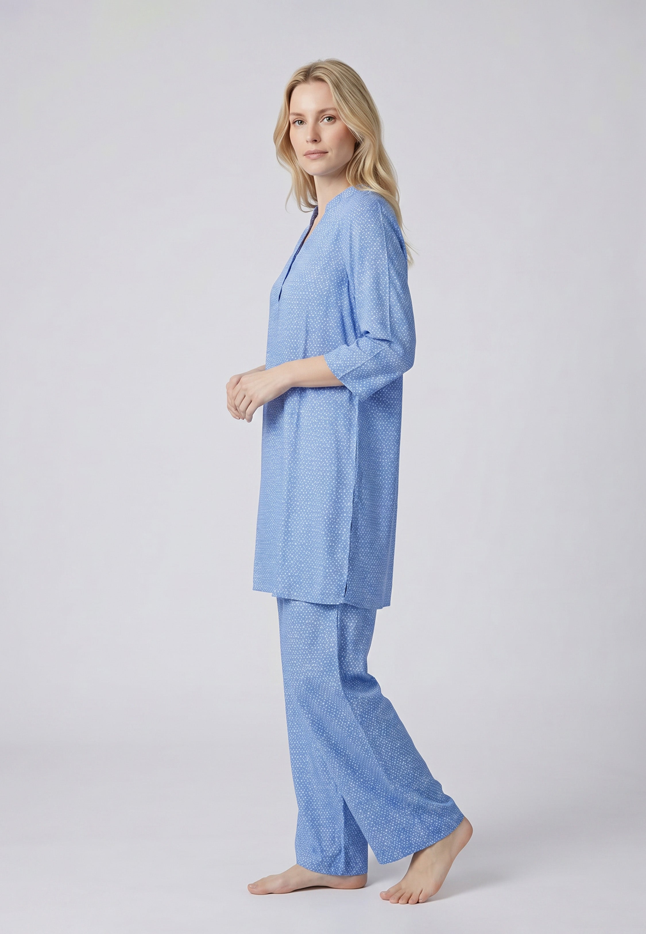 Pyjama Tunic & Pantalon Pois Doux