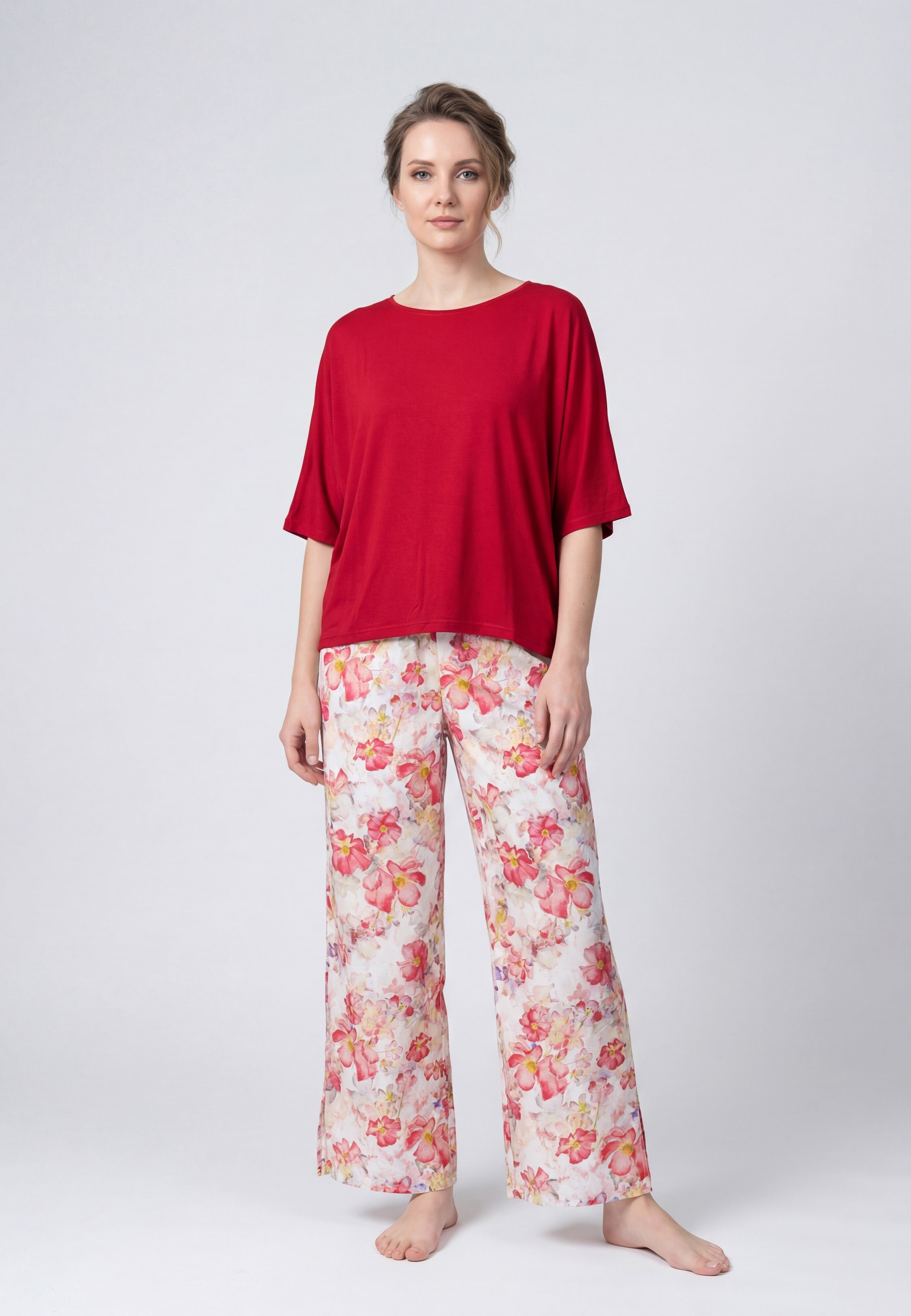 Ensemble Pyjama Femme Imprimé Floral
