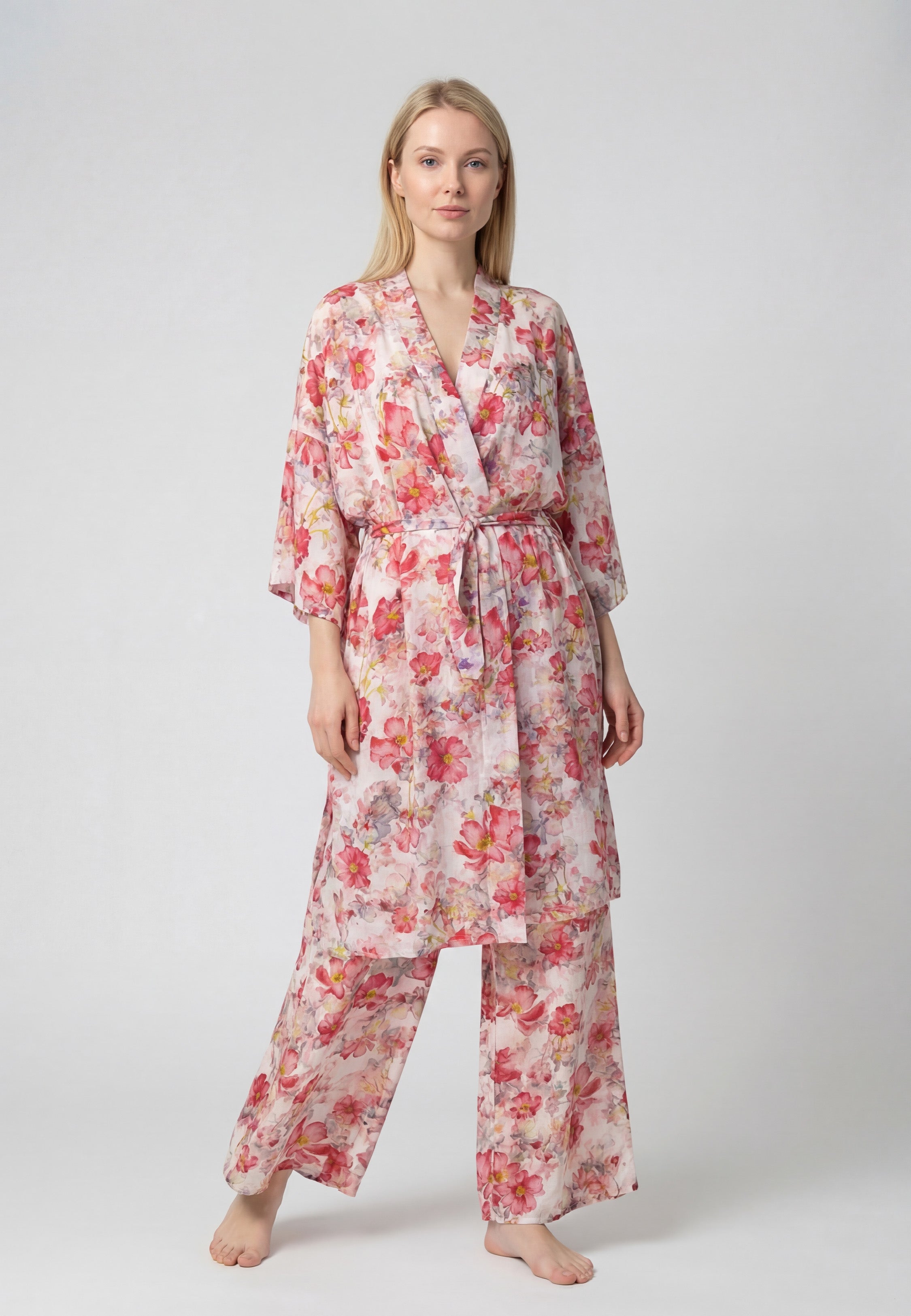 Kimono Femme Imprimé Floral