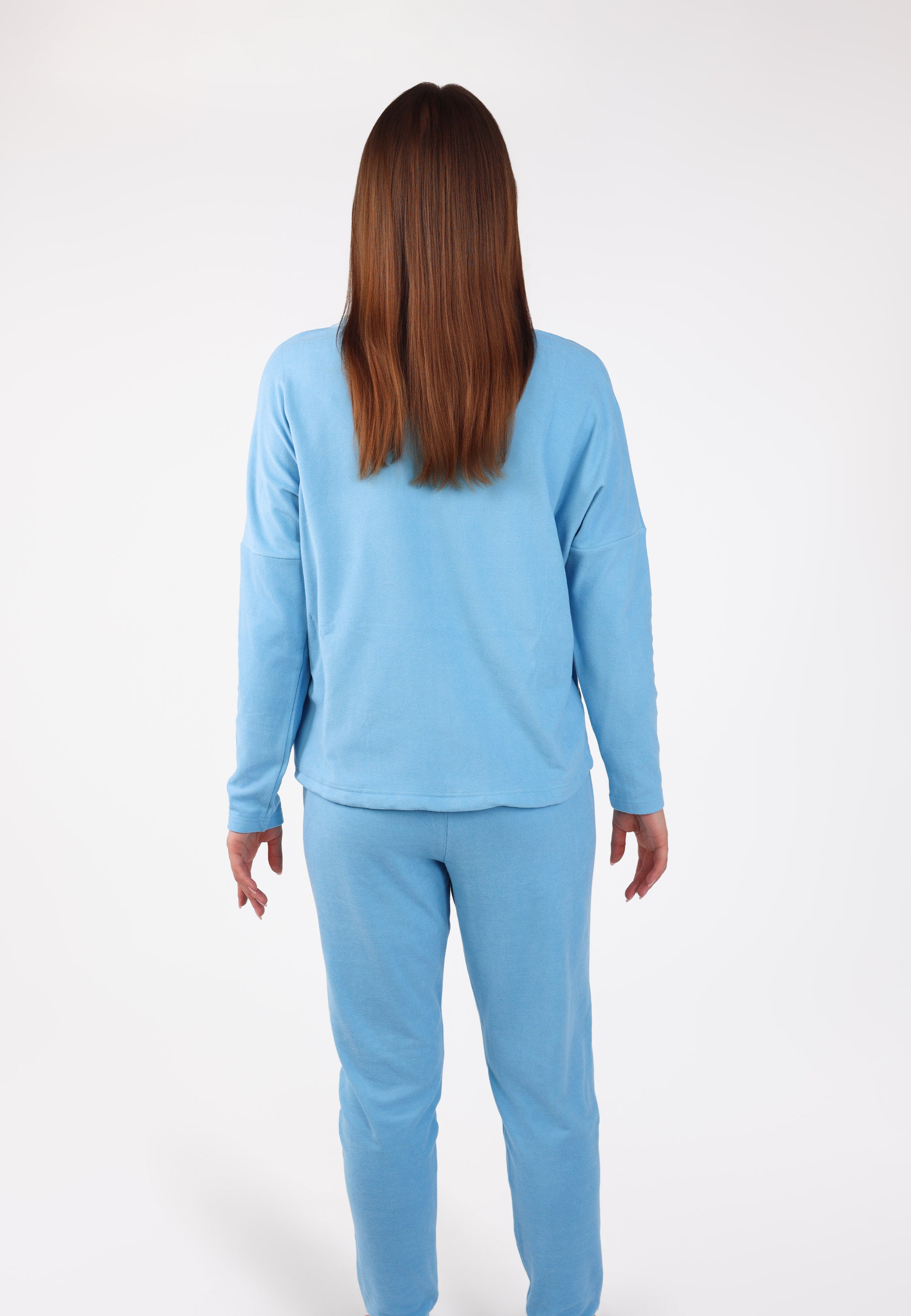 Pyjama Bleu Ciel 2 Pièces Imprimé