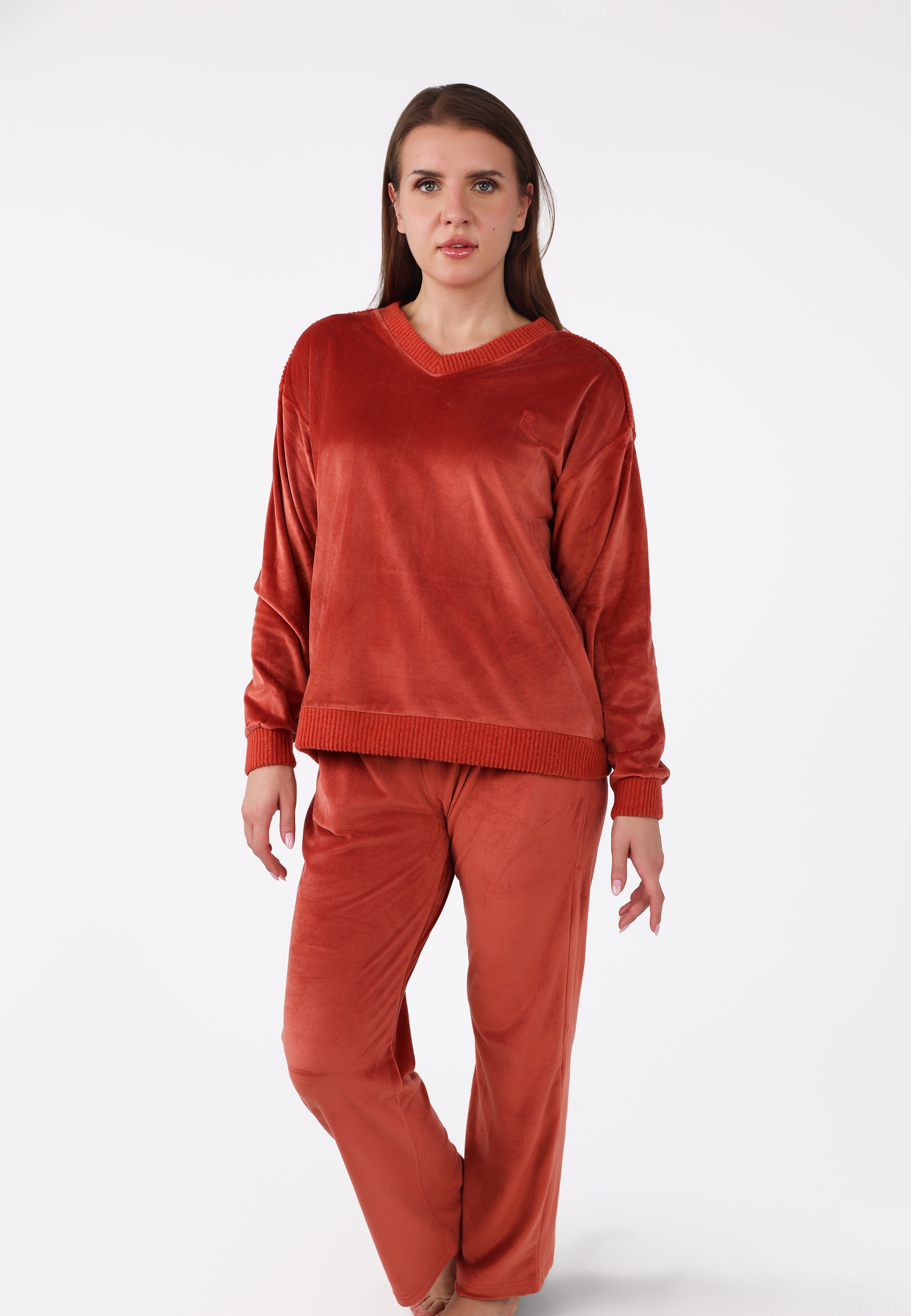 Ensemble pyjama col V | Collection Velvet MLC