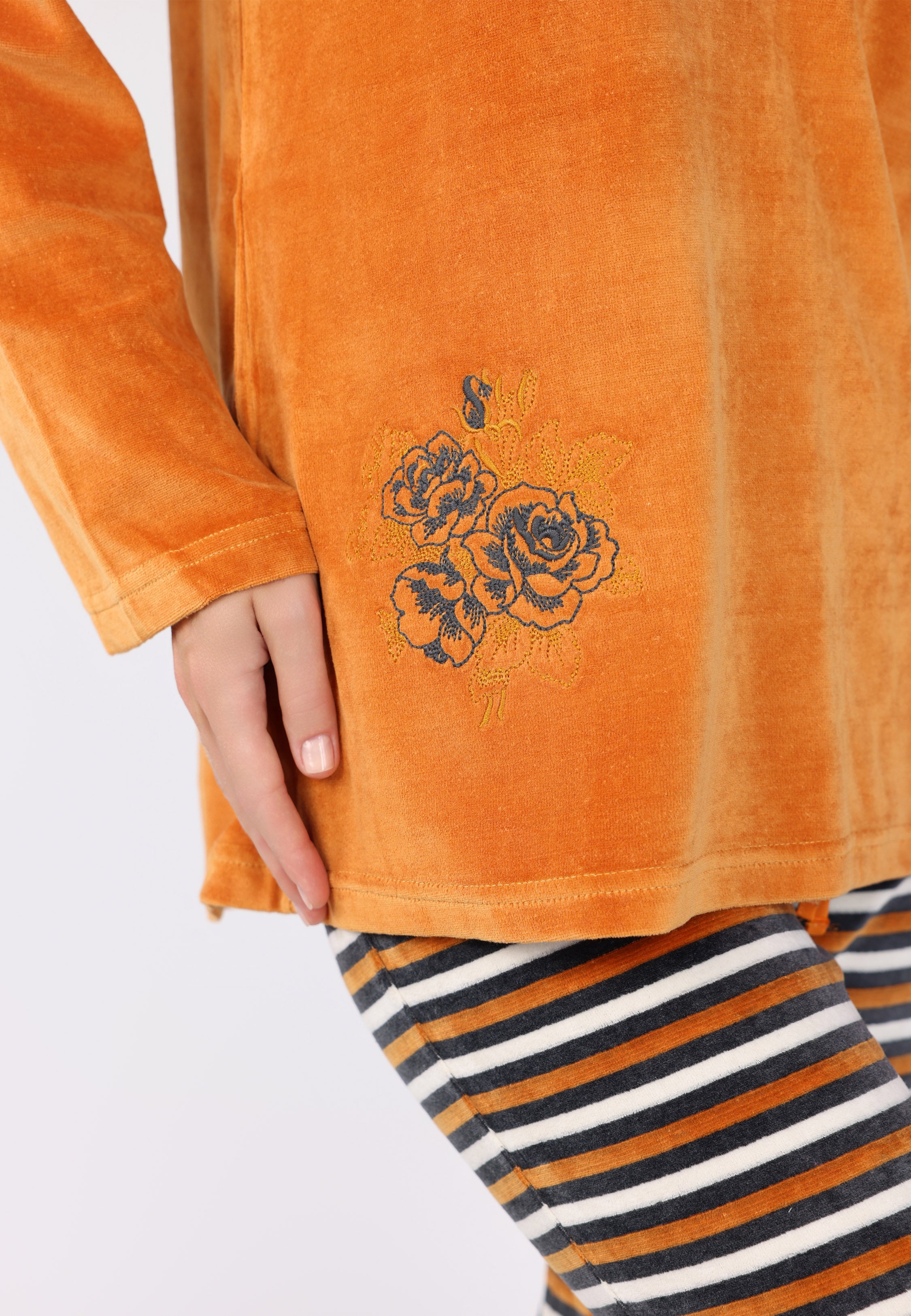 Pyjama Caramel à col boutonné | Collection La Douceur d’Hiver