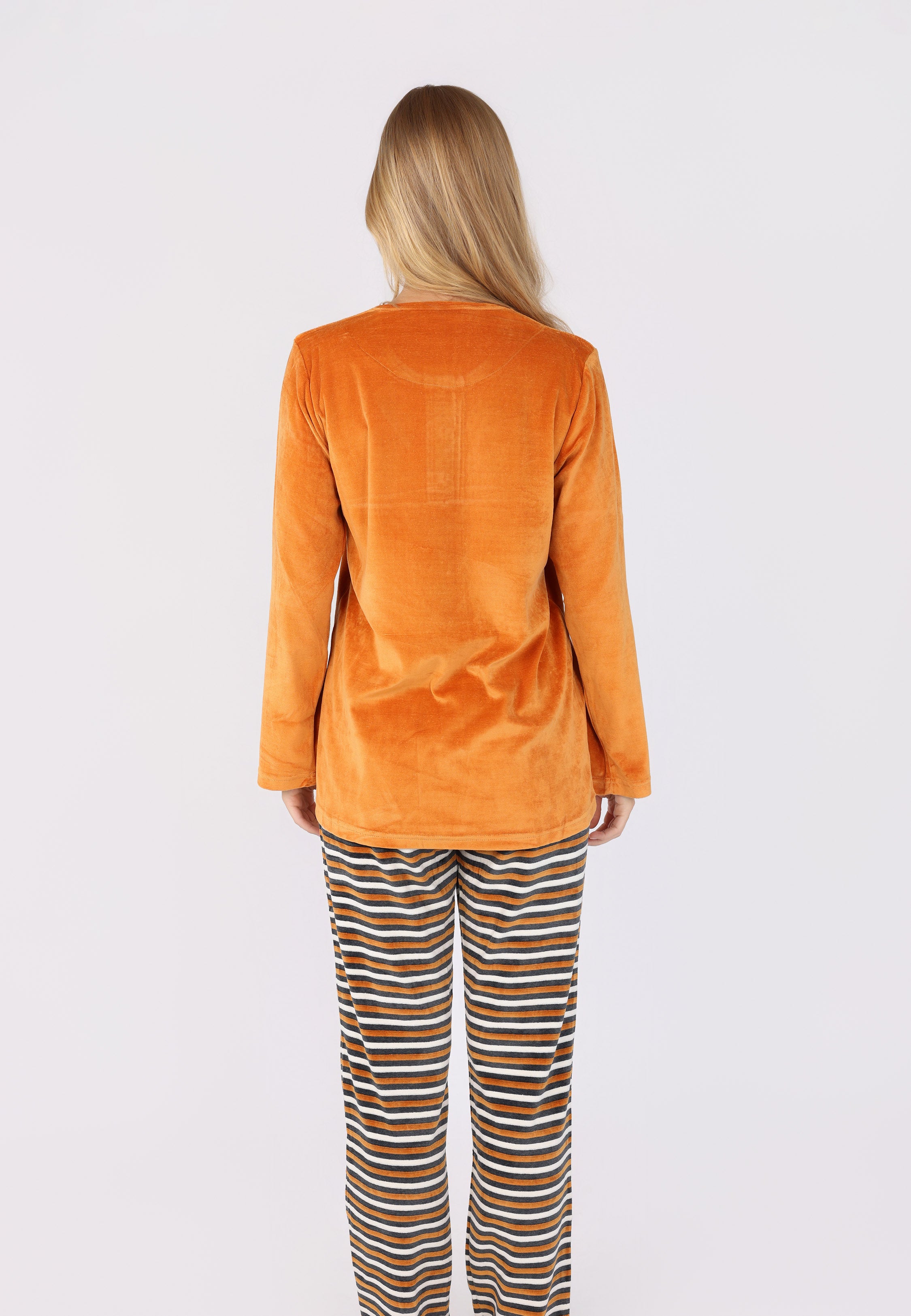 Pyjama Caramel à col boutonné | Collection La Douceur d’Hiver