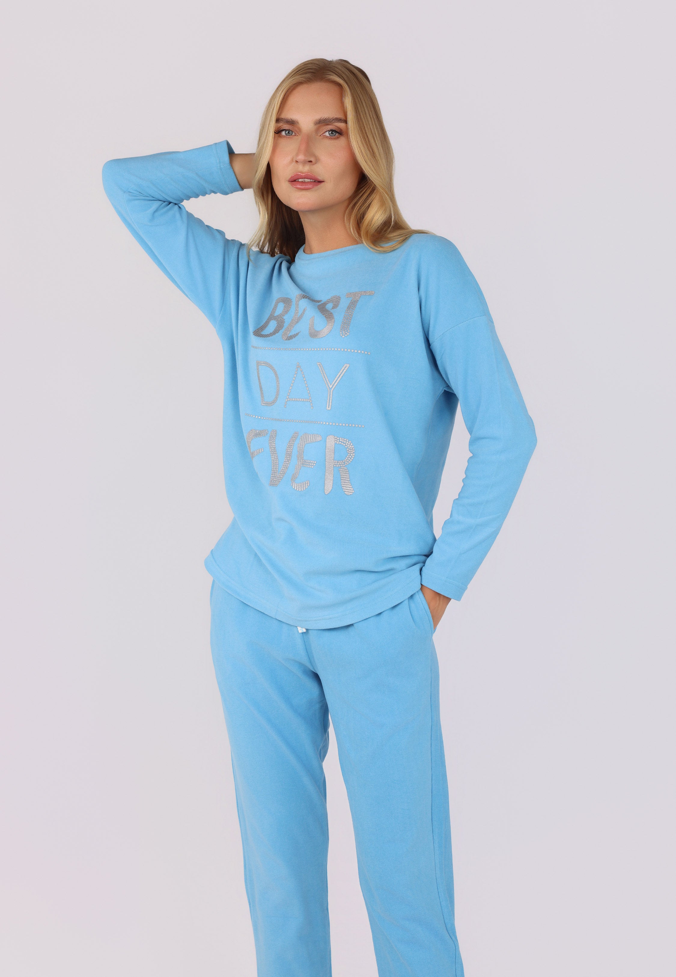 Pyjama Bleu Ciel 2 Pièces