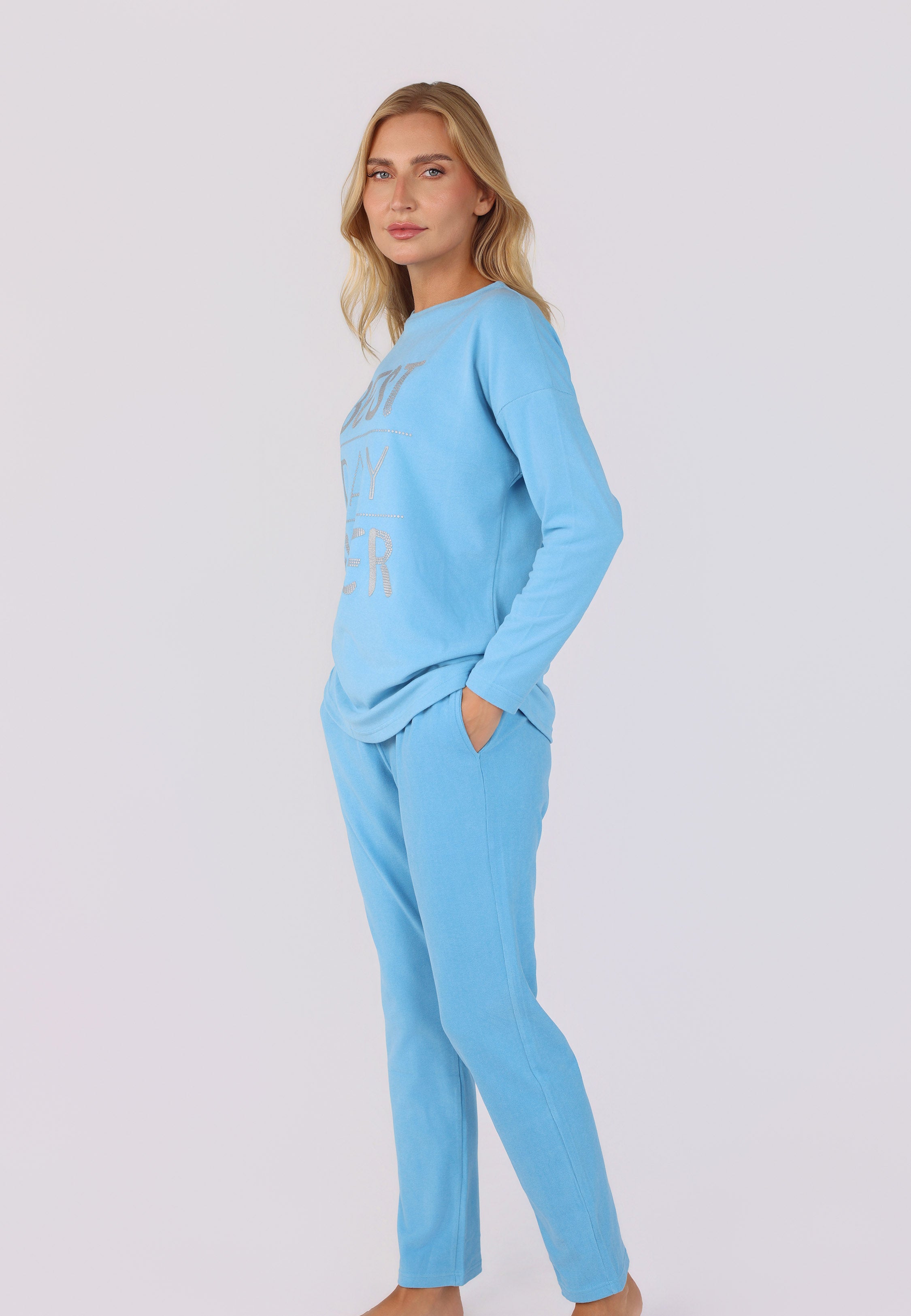 Pyjama Bleu Ciel 2 Pièces
