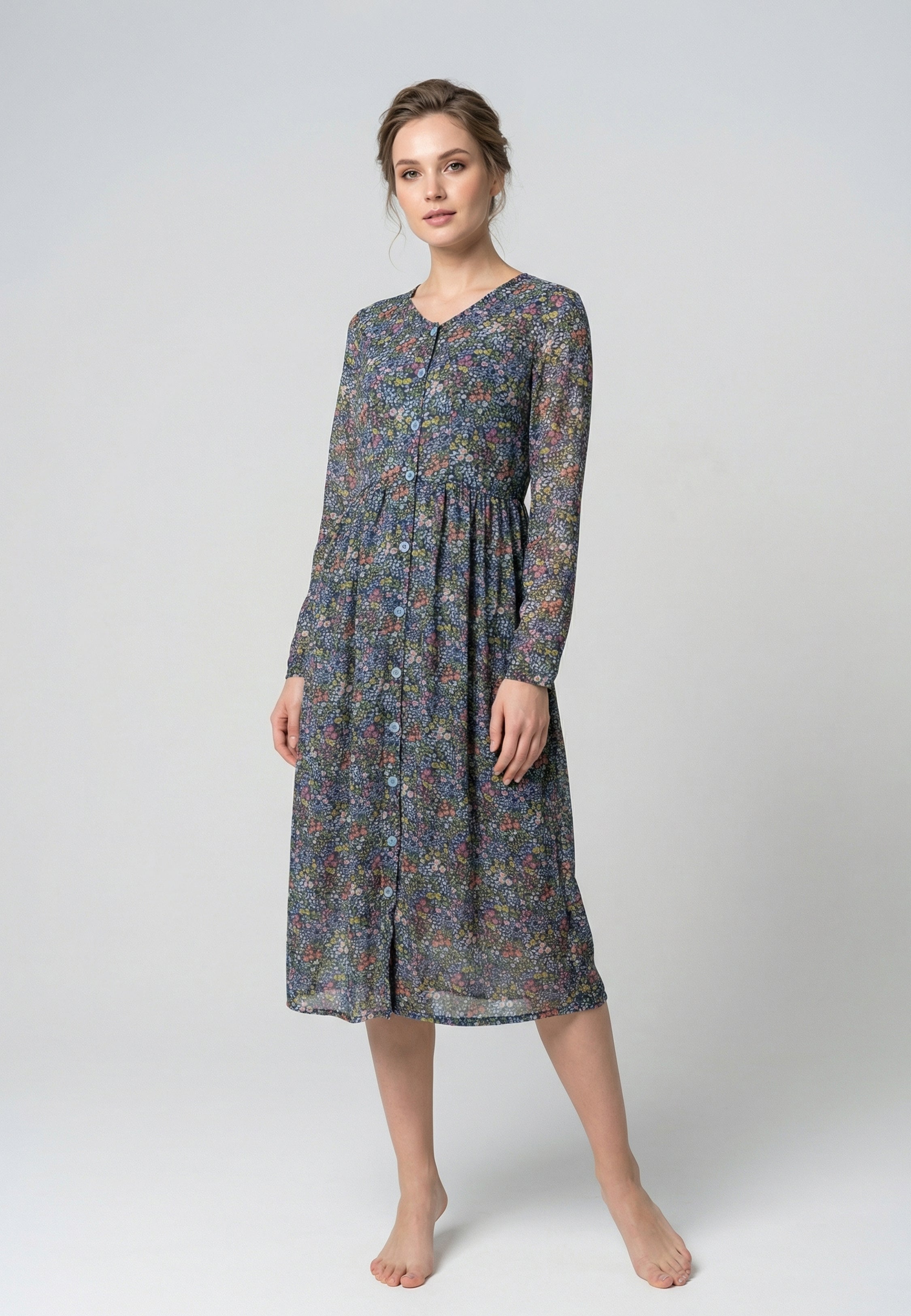 Robe Femme Imprimée Fluide