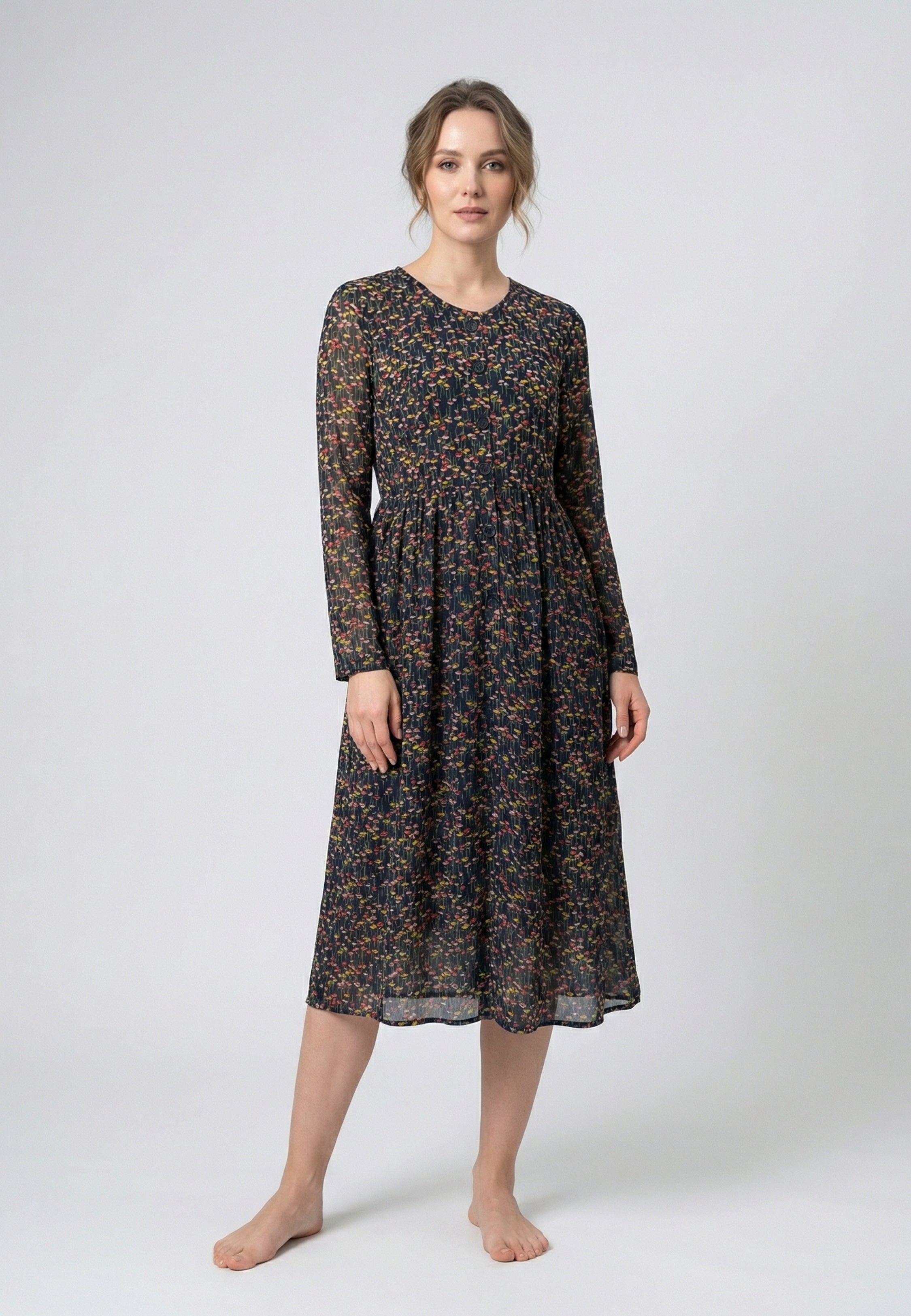 Robe Femme Imprimée Fluide