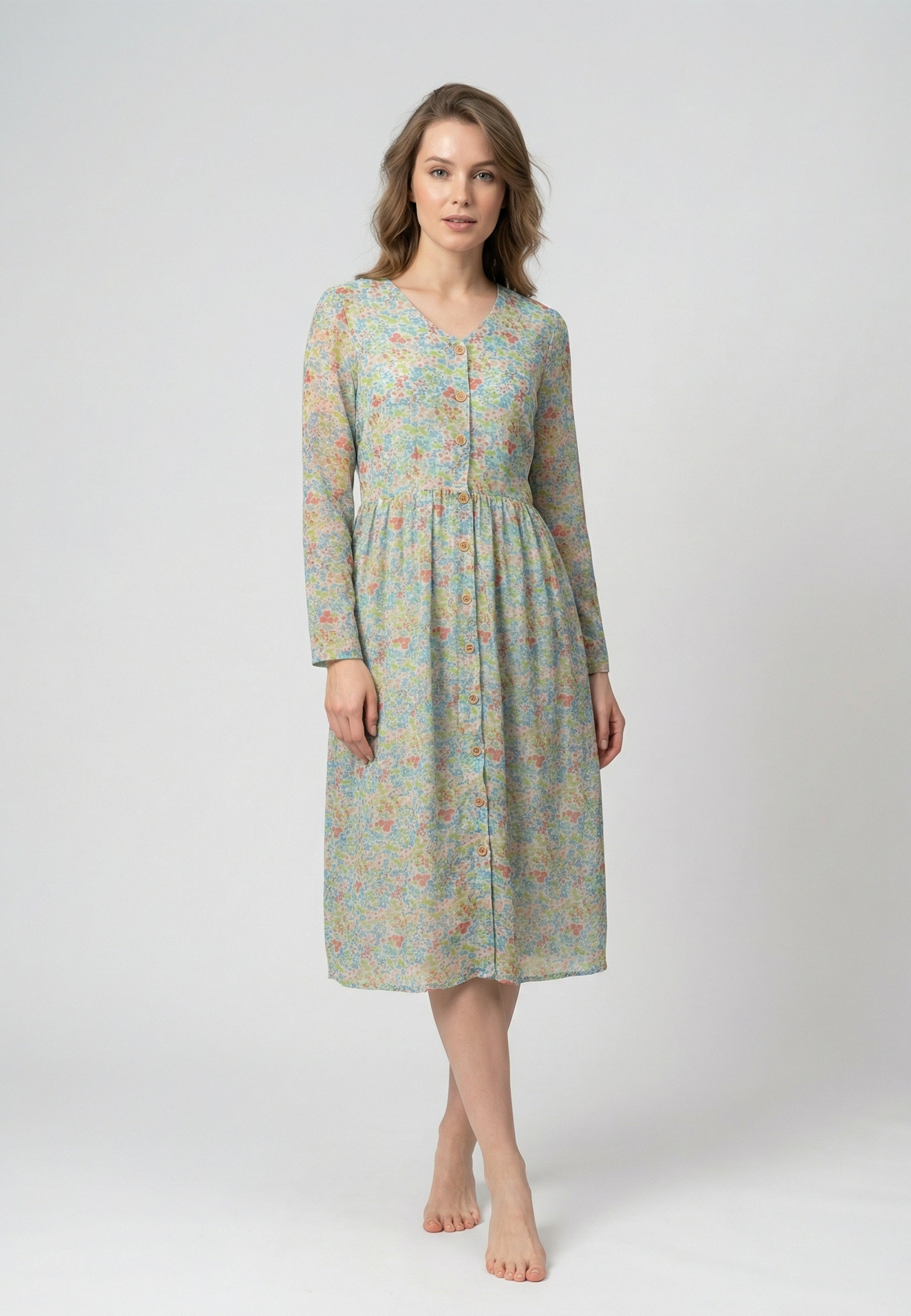 Robe Femme Imprimée Fluide